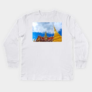 Temple of the Emerald Buddha, Bangkok Kids Long Sleeve T-Shirt